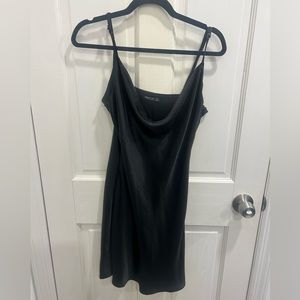 Satin mini dress
